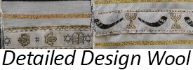 Detailed Design Wool Tallit