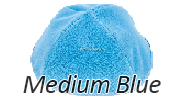 Velvet Medium Blue Yarmulkes