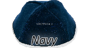 Velvet Navy Yarmulkes